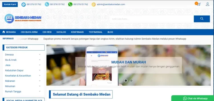 Toko Sembako Online di Medan Bikin Belanja Makin Mudah
