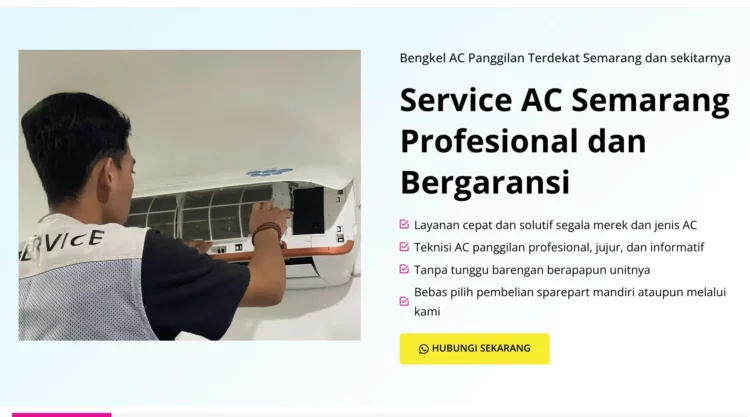 Rekomendasi Jasa Servis AC di Semarang