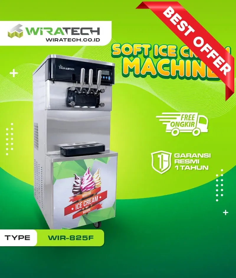 WIR 825F 1 Mesin Es Krim Cone Kunci Sukses Bisnis Manis yang Tak Pernah Sepi Pembeli 8 WIR 825F 1