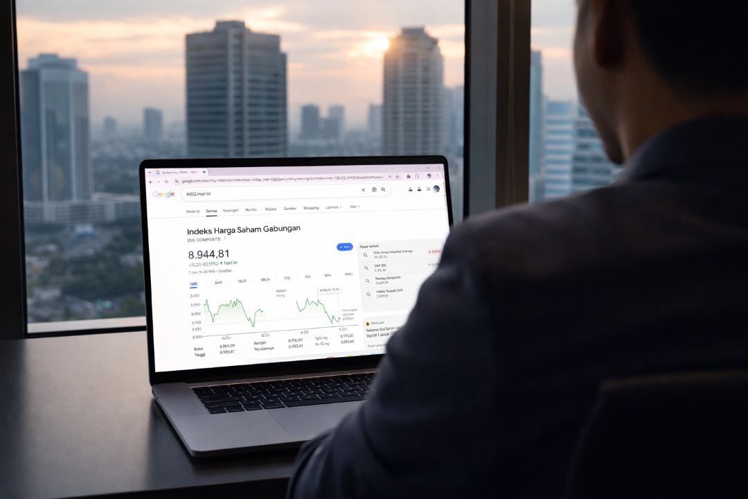 IHSG Hari Ini Menguat Tipis di Level 8.944, Pasar Ramai namun Bergerak Hati-Hati