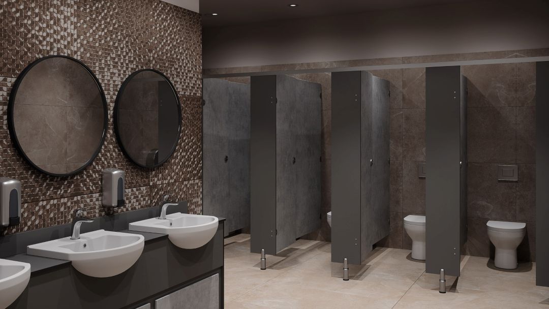 cubicle toilet