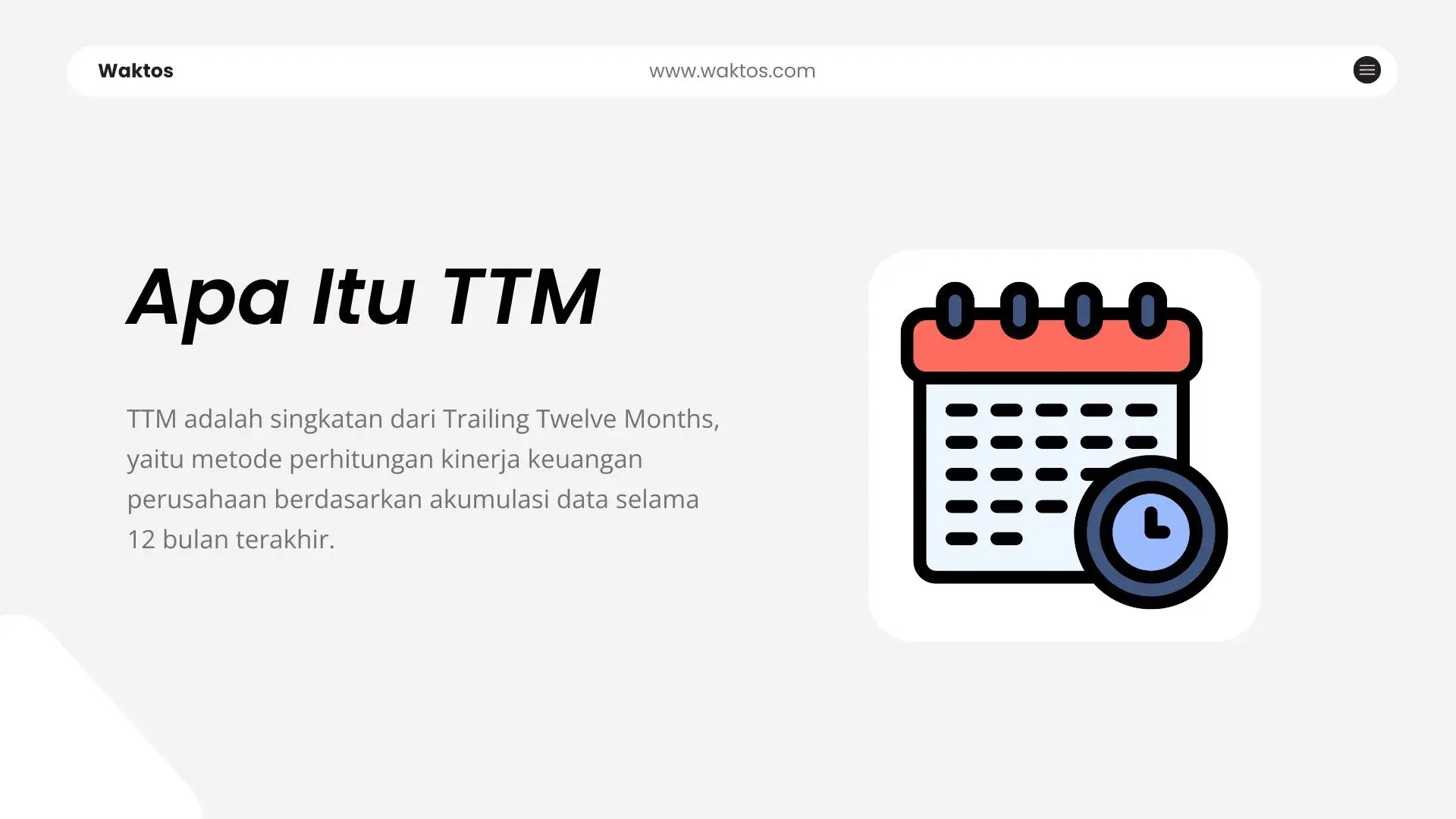 Apa Itu TTM dalam Laporan Keuangan? Ini Penjelasan Singkatnya