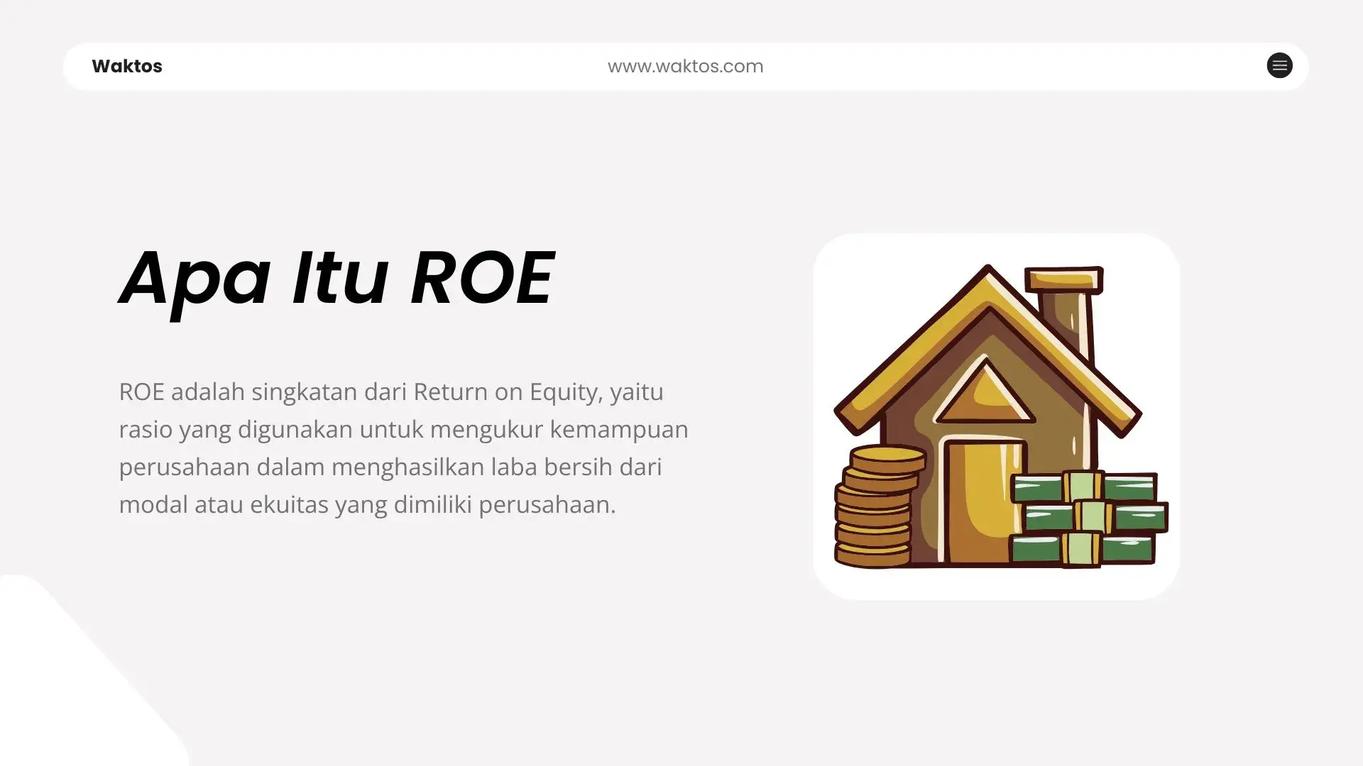 Apa itu ROE