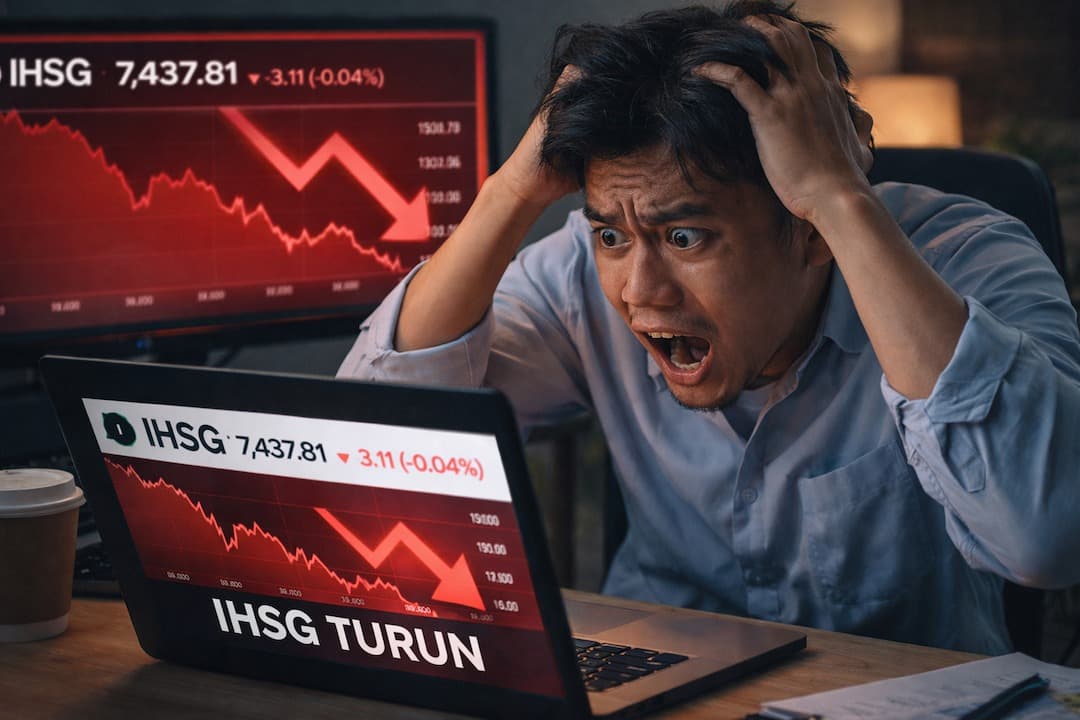 IHSG Hari ini Melemah Tipis di Sesi I, Ditutup di Level 7.437