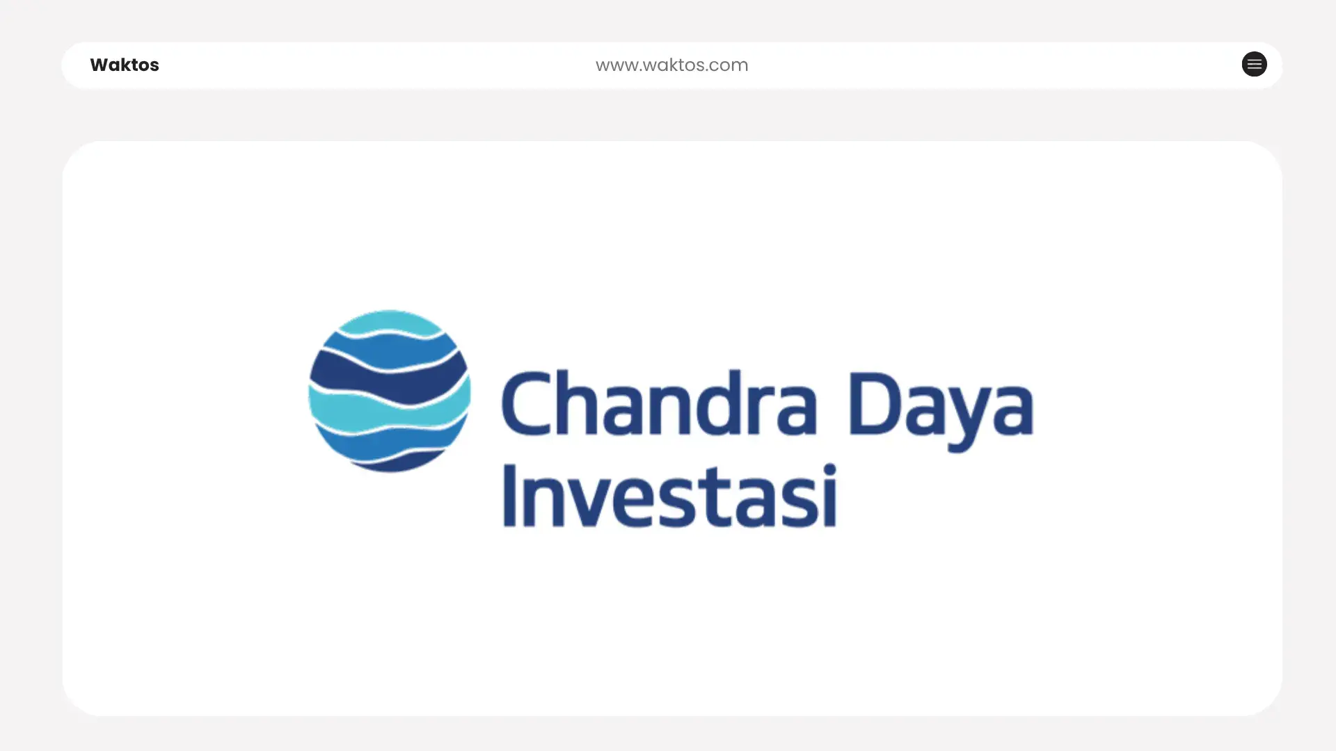 Profil PT Chandra Daya Investasi Tbk (CDIA)