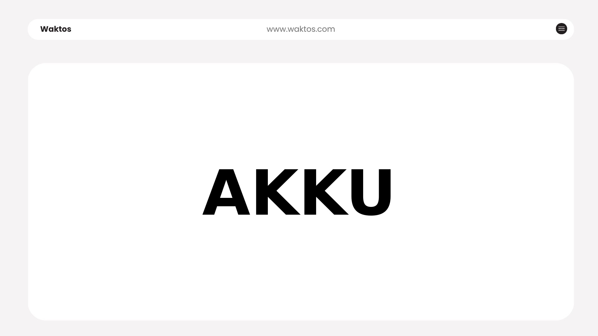 AKKU