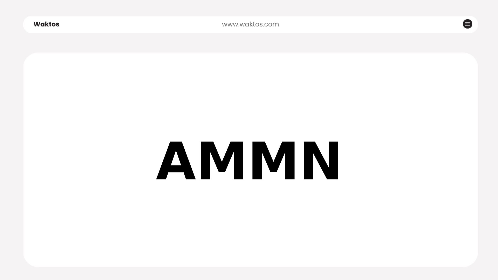 AMMN