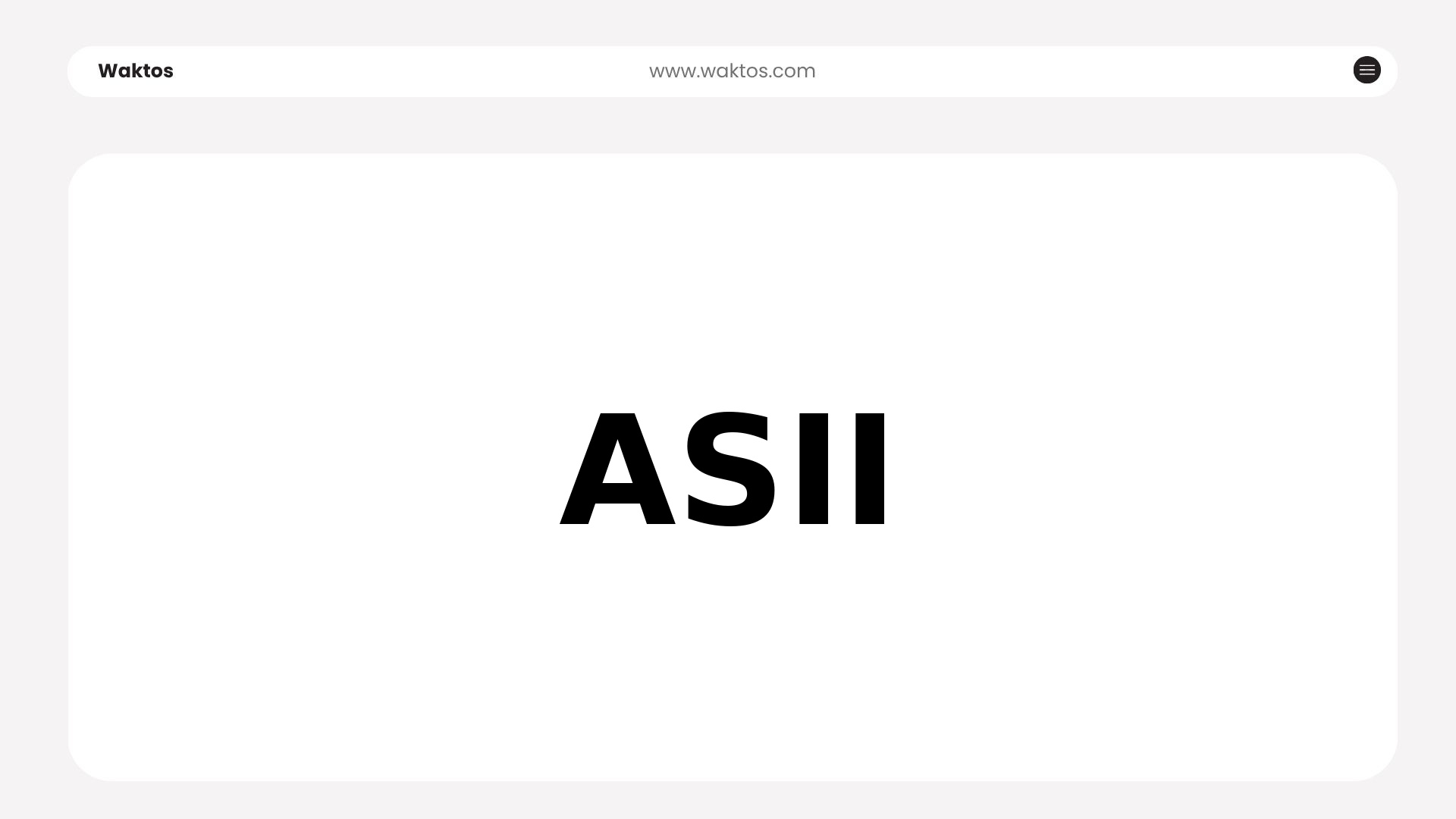 ASII