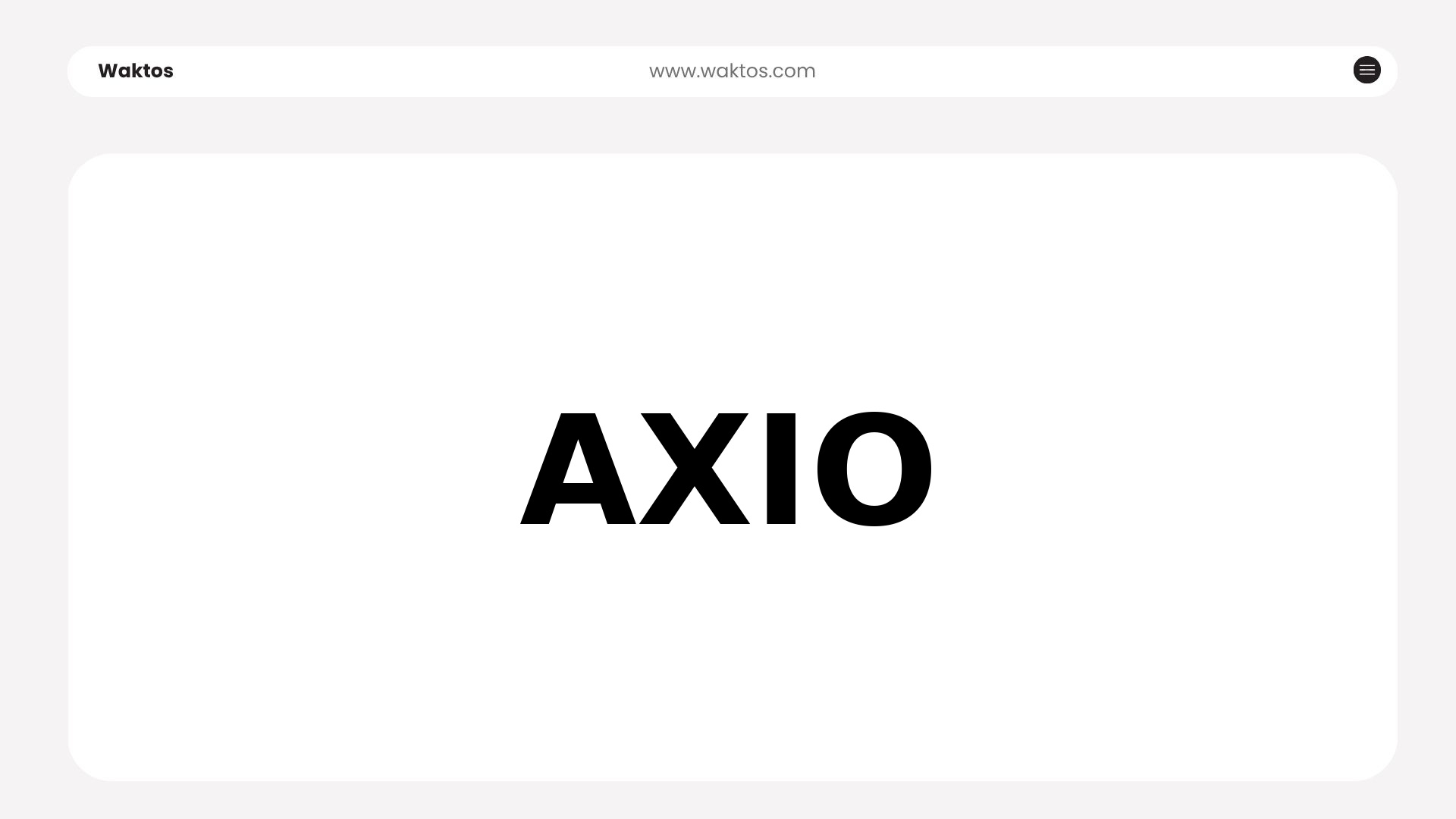 AXIO