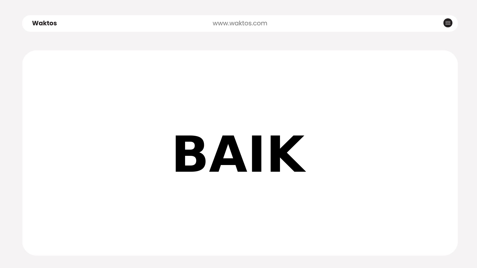 BAIK