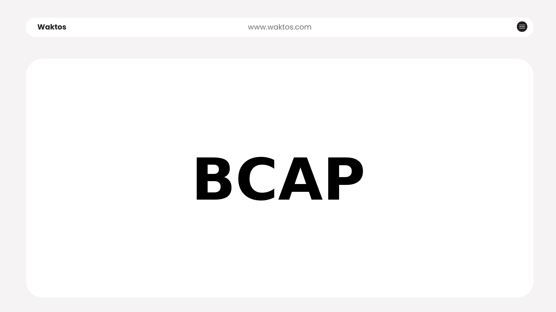 BCAP