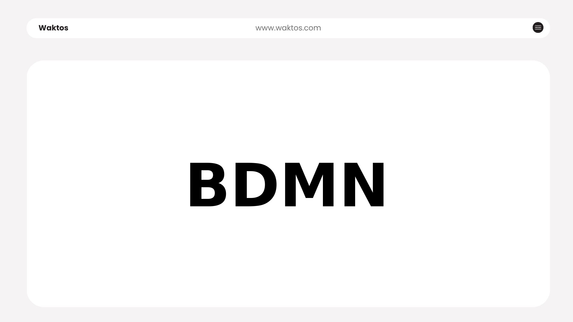 BDMN
