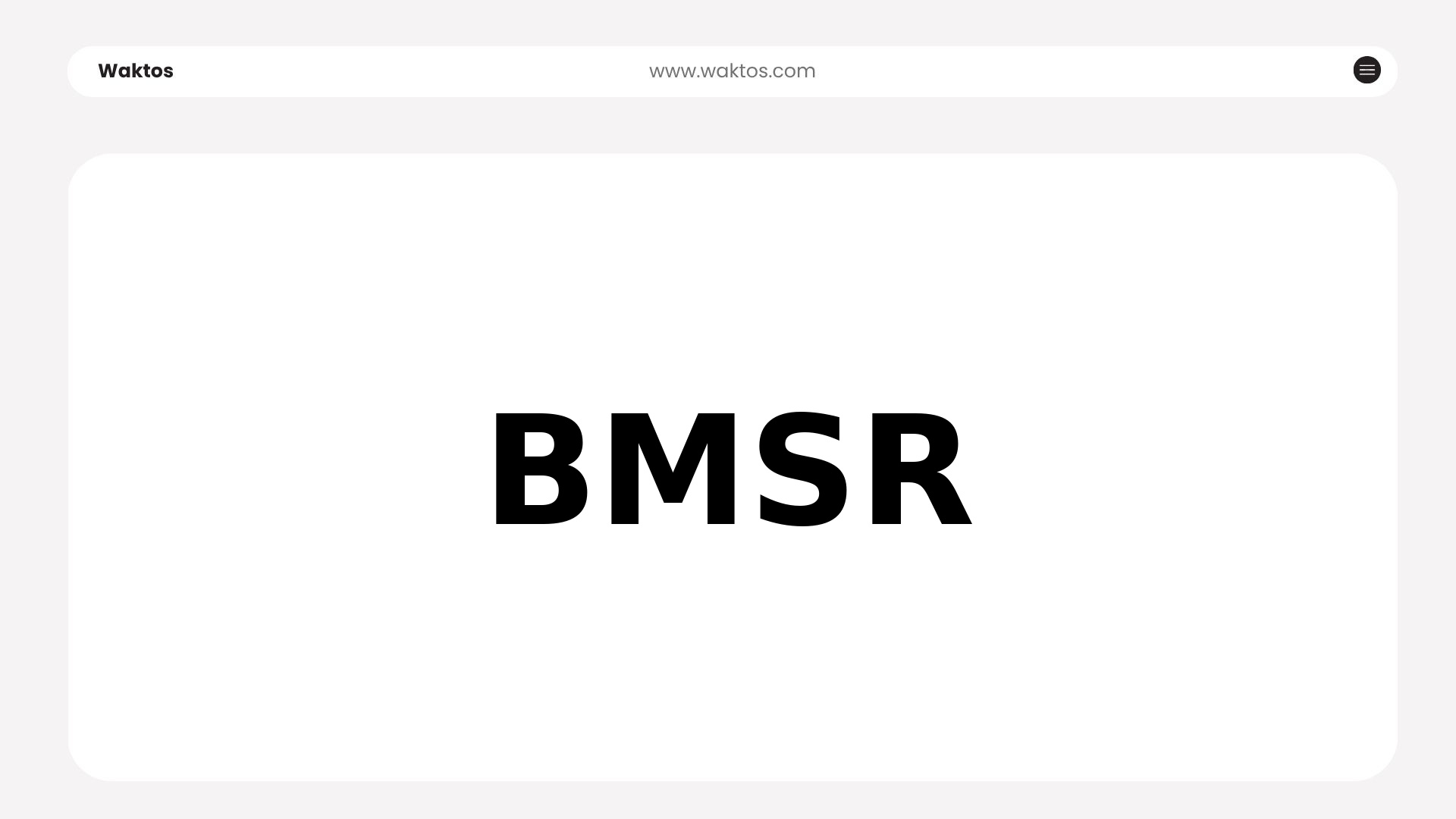 BMSR