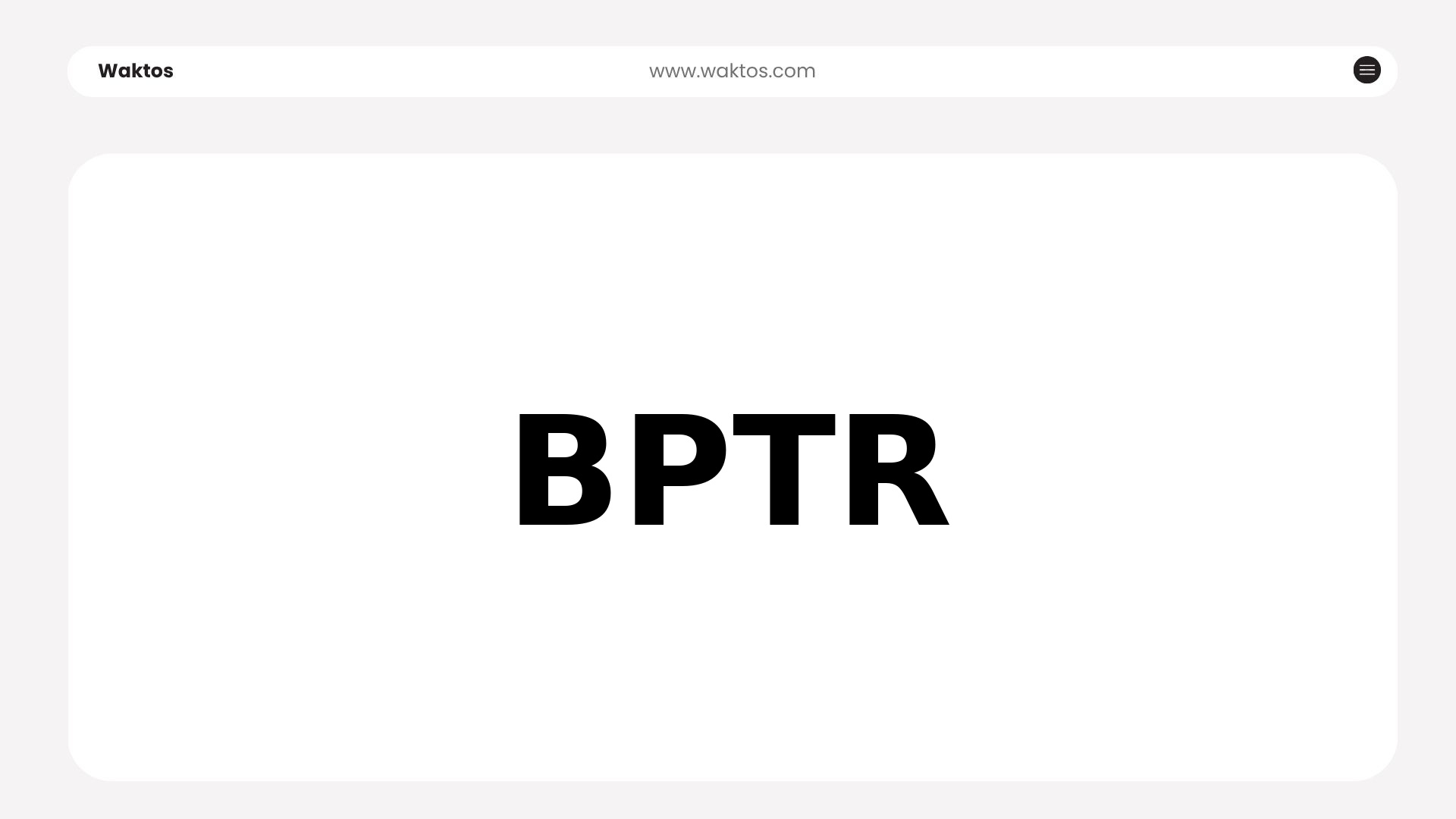 BPTR