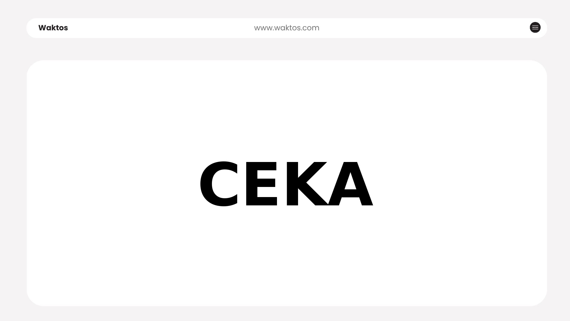 Profil PT Wilmar Cahaya Indonesia Tbk. (CEKA)