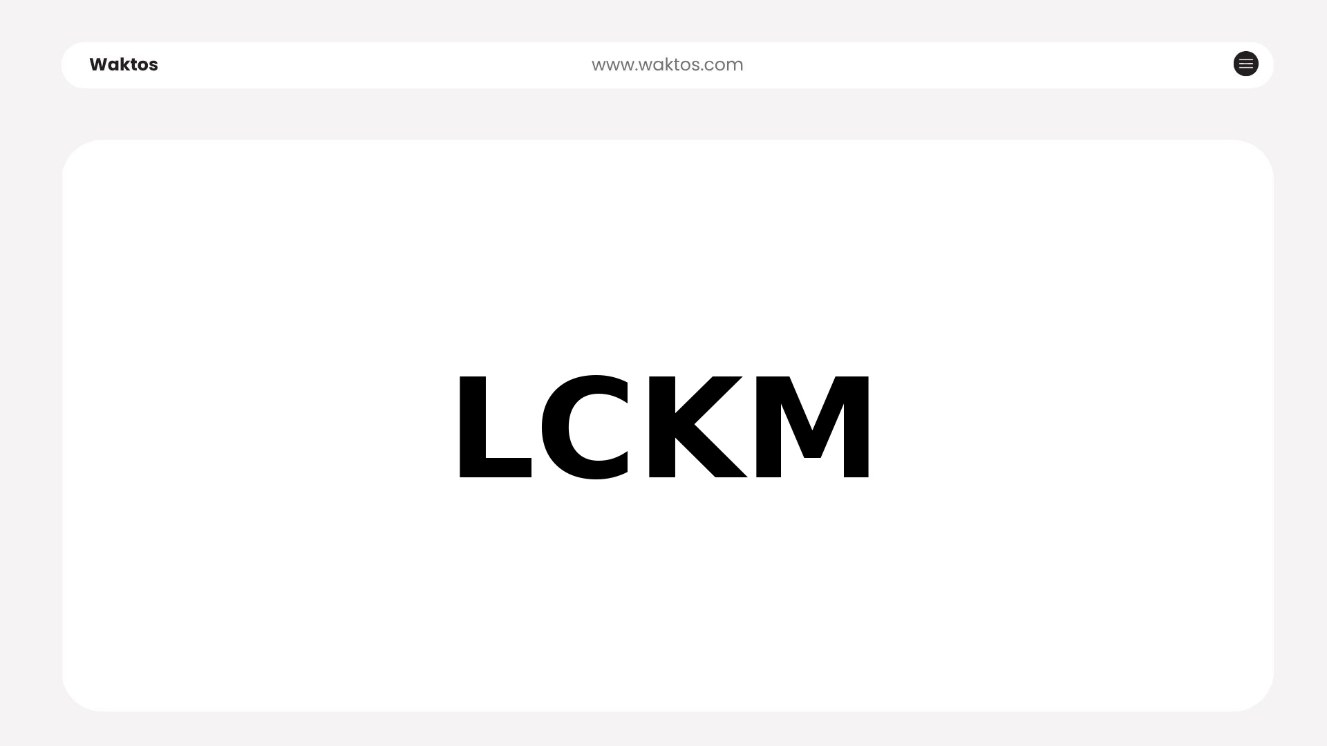 Profil PT LCK Global Kedaton Tbk (LCKM)