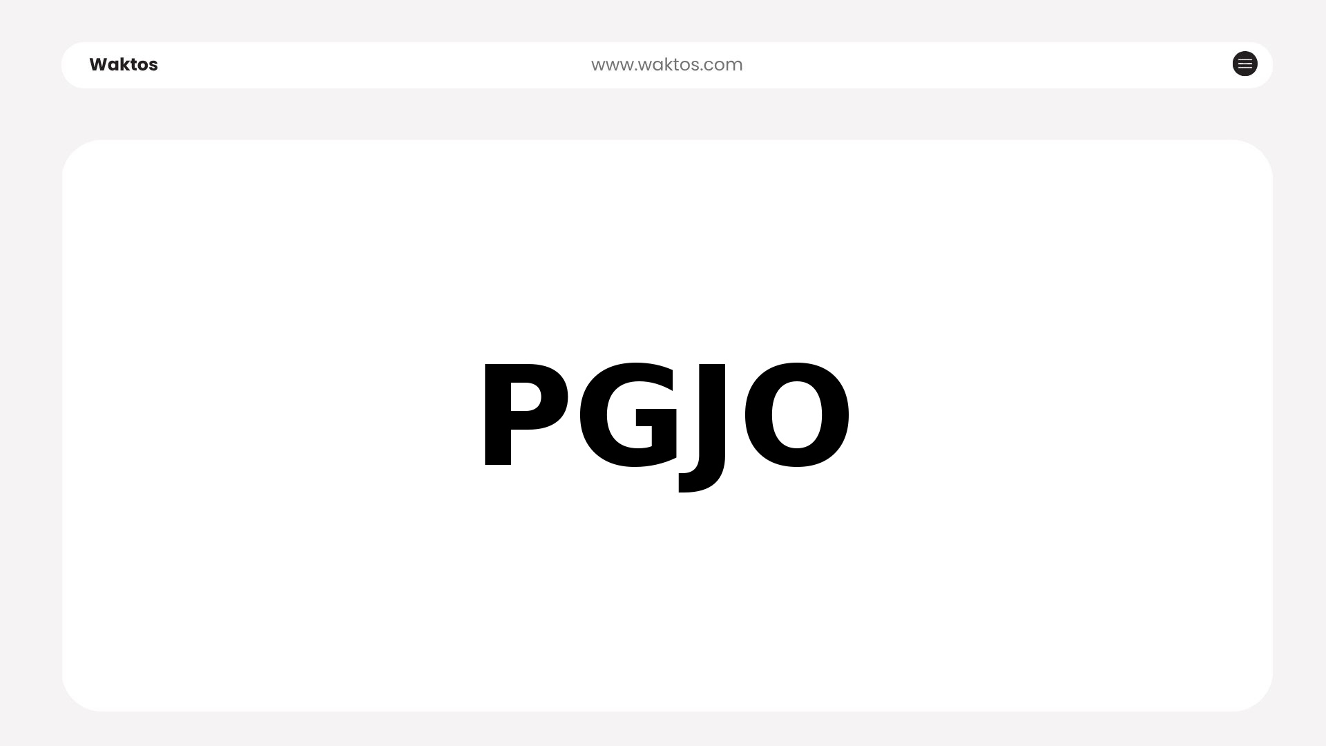Profil PT Bahtera Bumi Raya Tbk (PGJO)