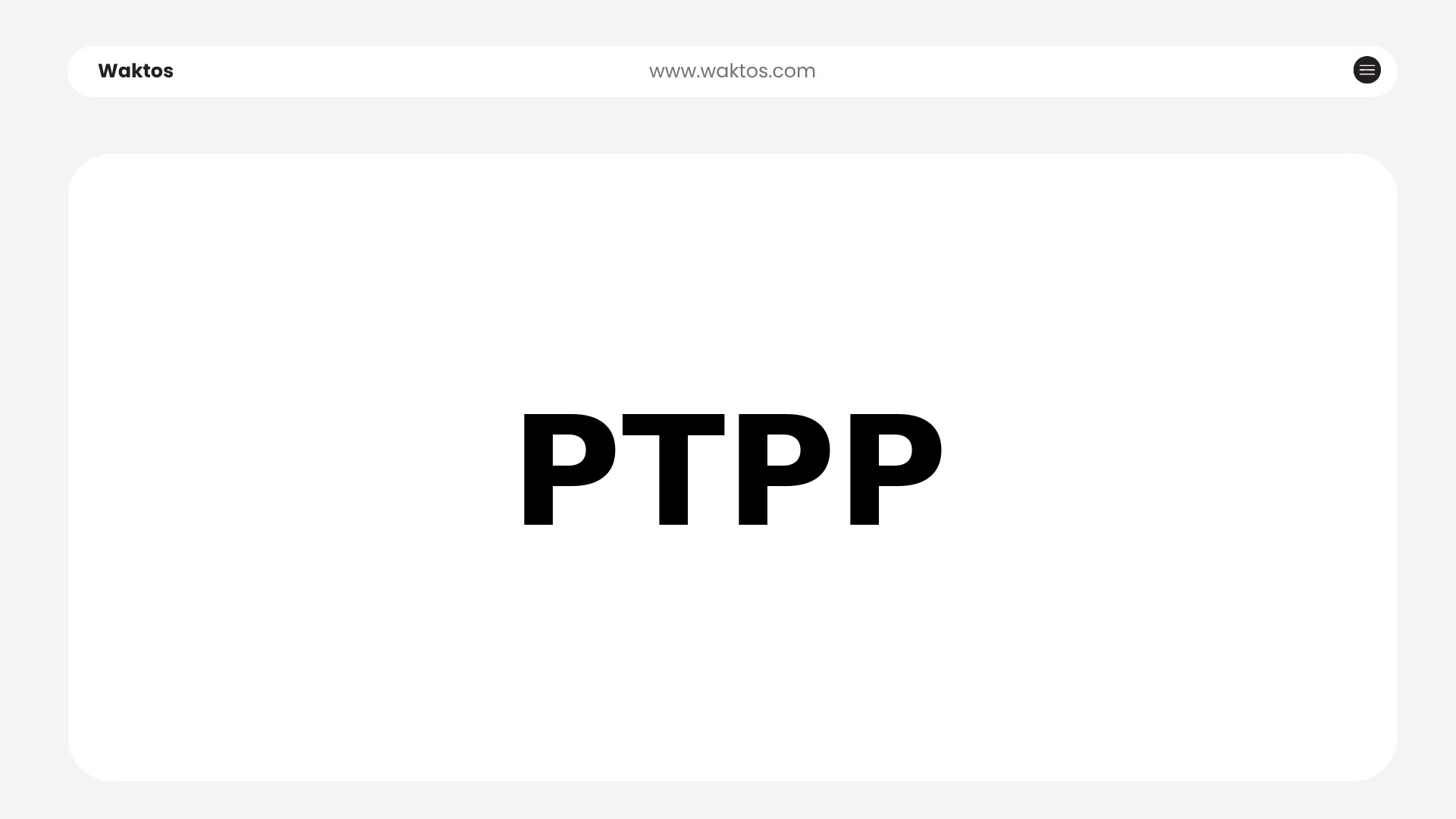 Profil PP (Persero) Tbk (PTPP)