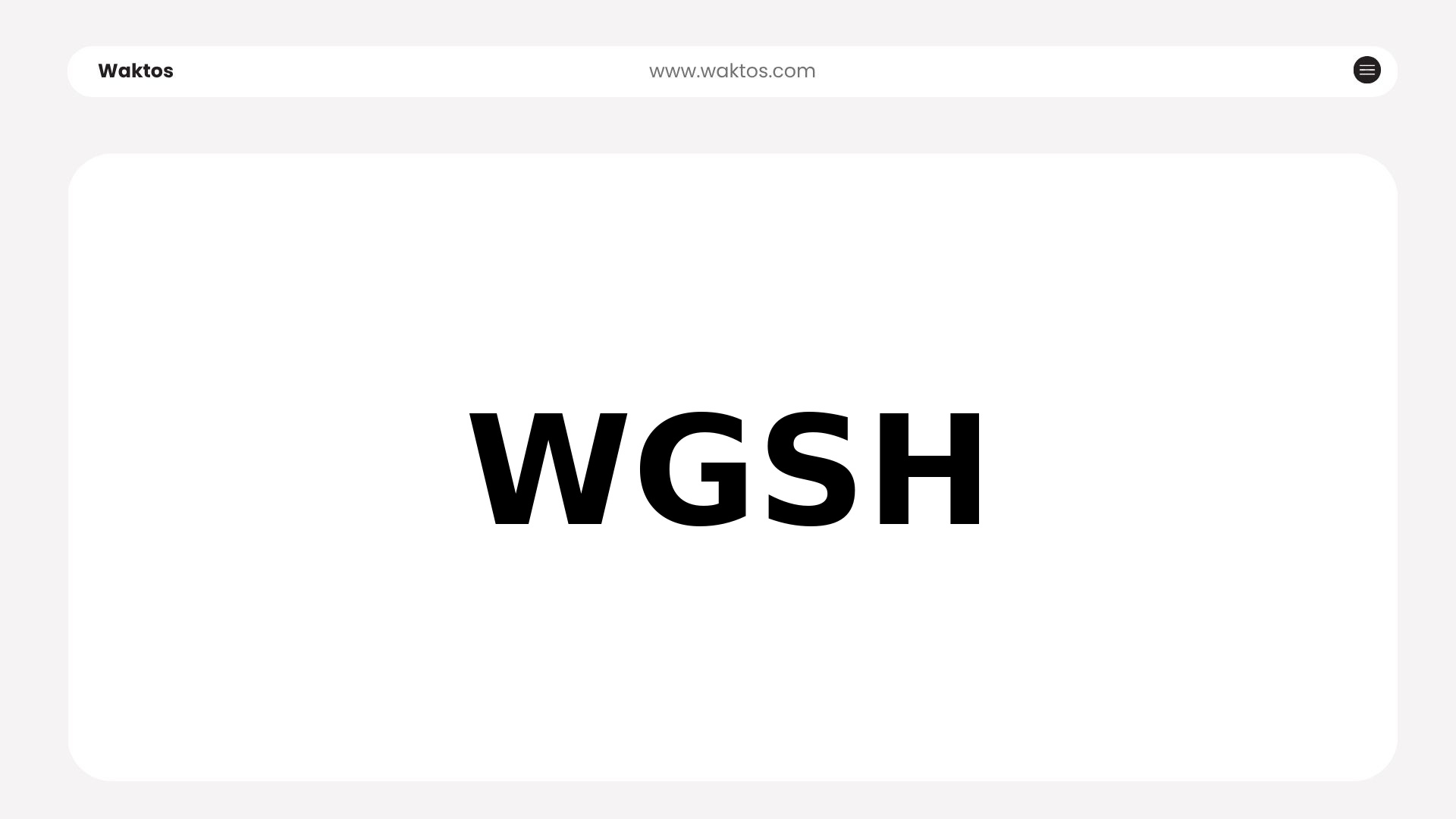 Profil PT Wira Global Solusi Tbk (WGSH)